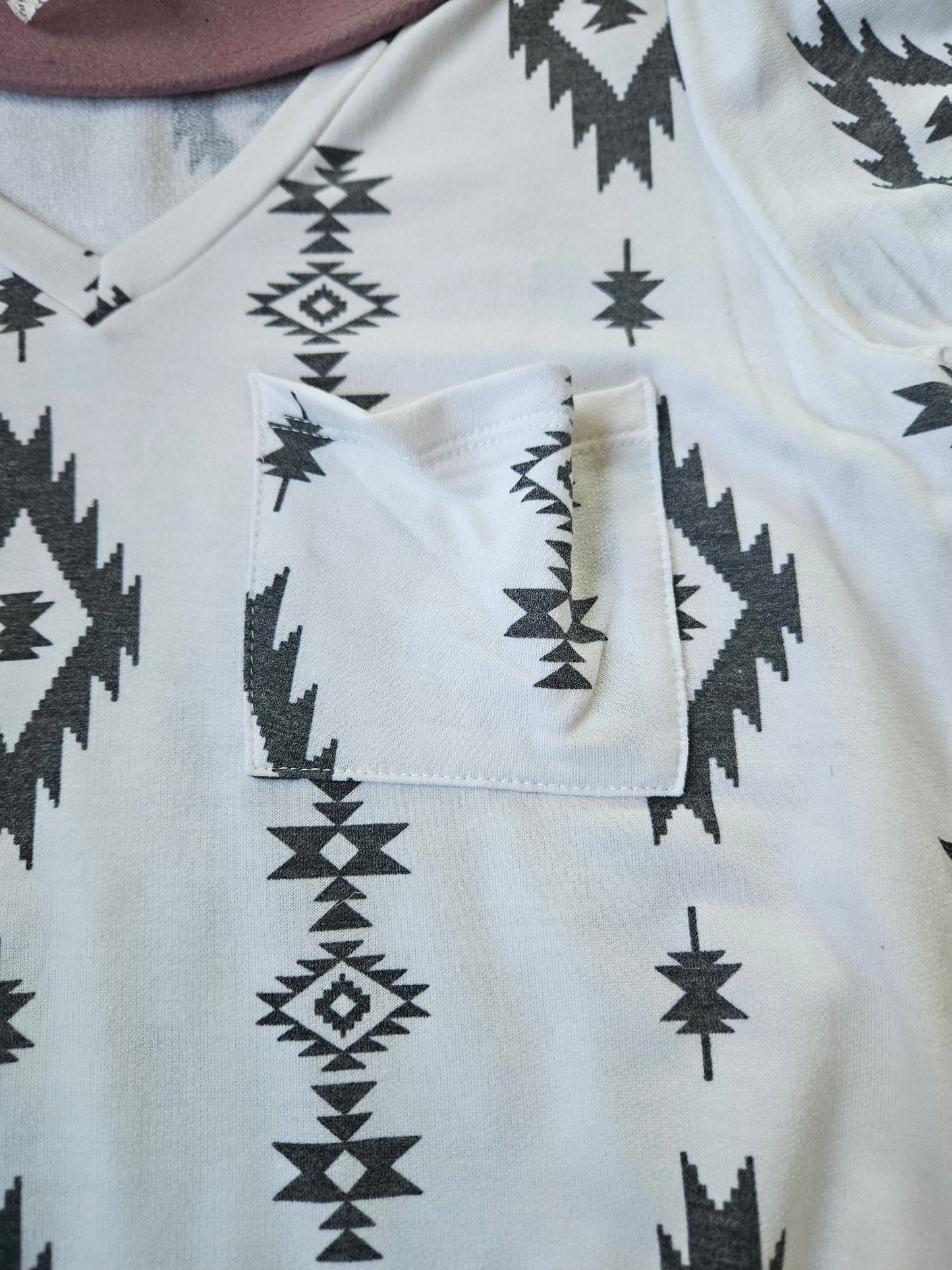 Aztec V-Neck Tee