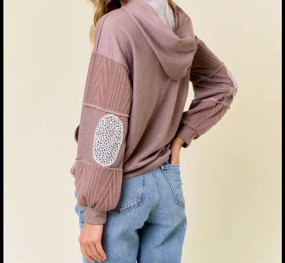 Cable Knit Sweatshirt