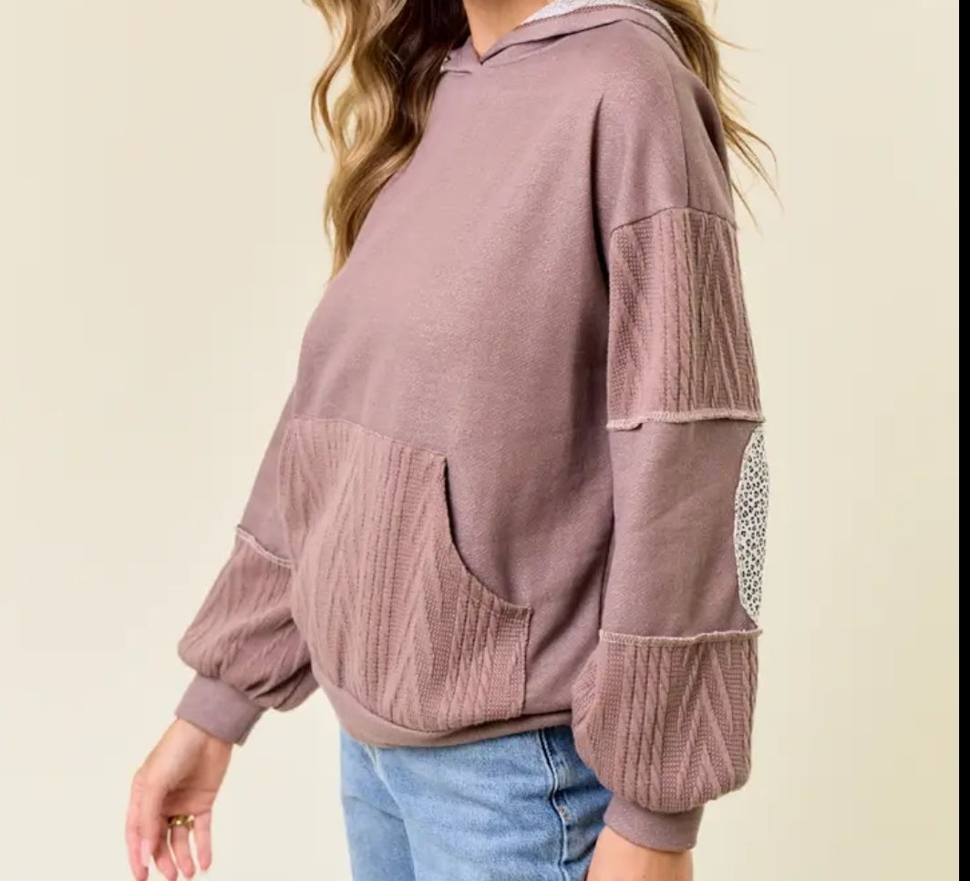 Cable Knit Sweatshirt