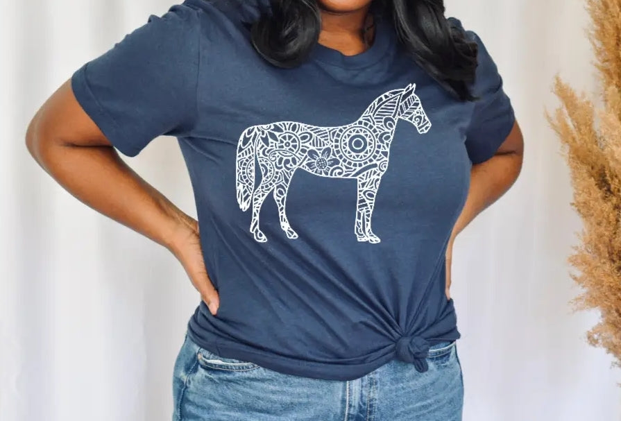 Boho Horse Graphic Tee