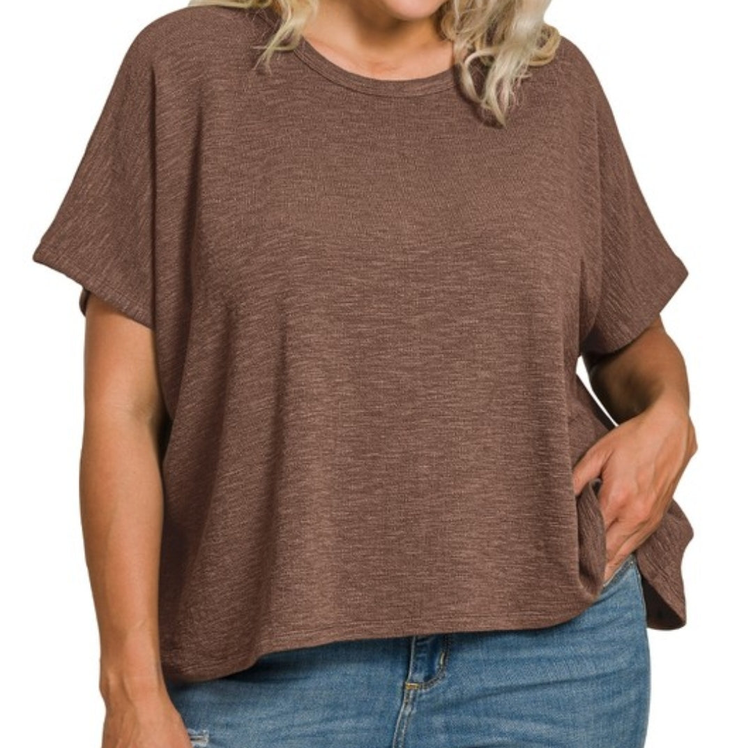 Slub Oversized Tee