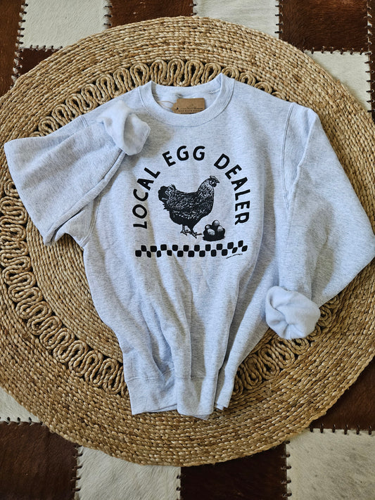 "Local Egg Dealer" Crewneck Sweatshirt