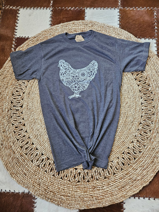 Boho Chicken Graphic Tee