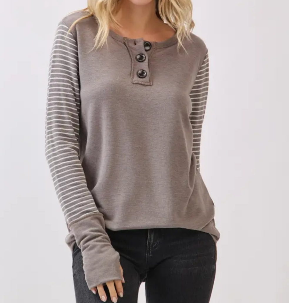Acorn Stripe Top
