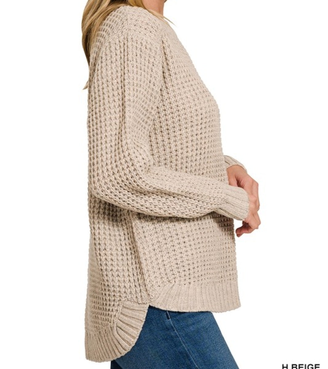 Waffle Sweater