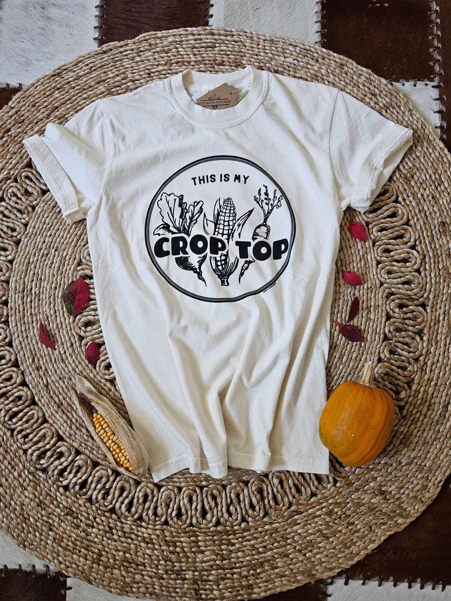 Crop Top Graphic Tee