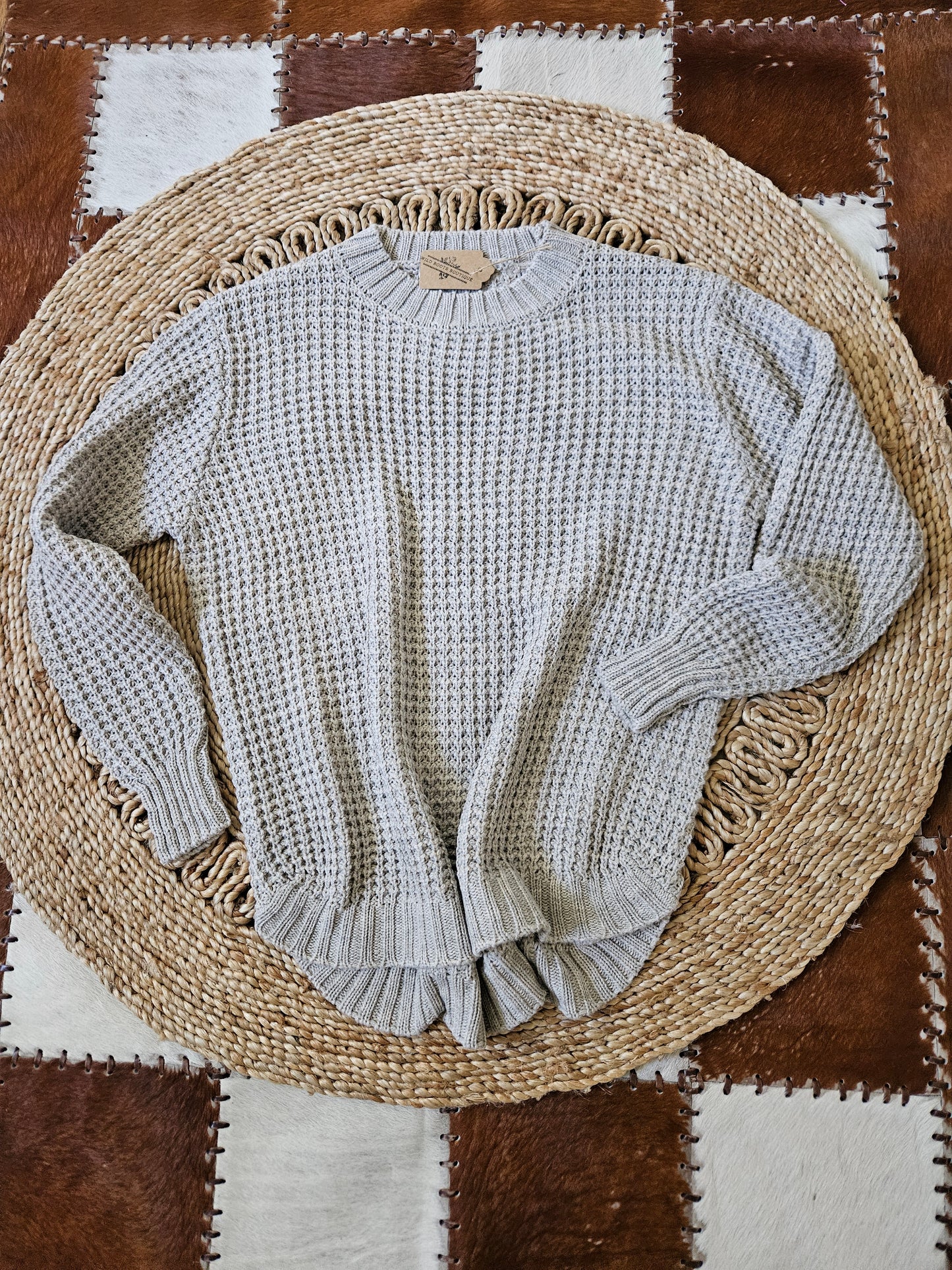 Waffle Sweater