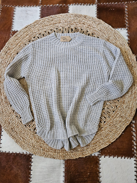 Waffle Sweater