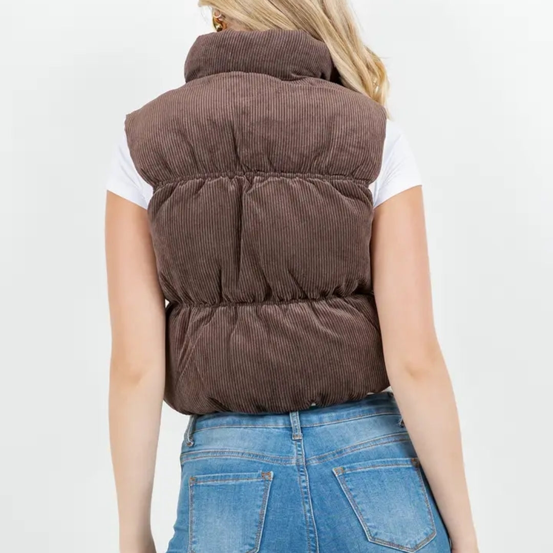 Corduroy Vest