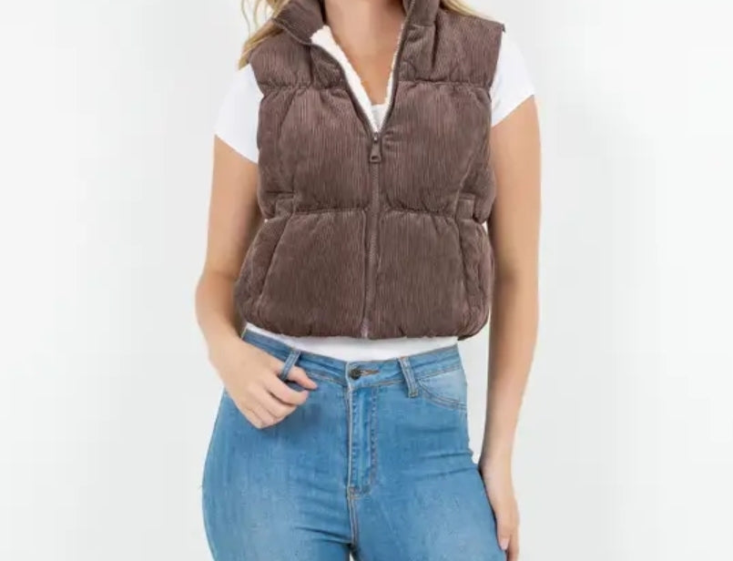 Corduroy Vest