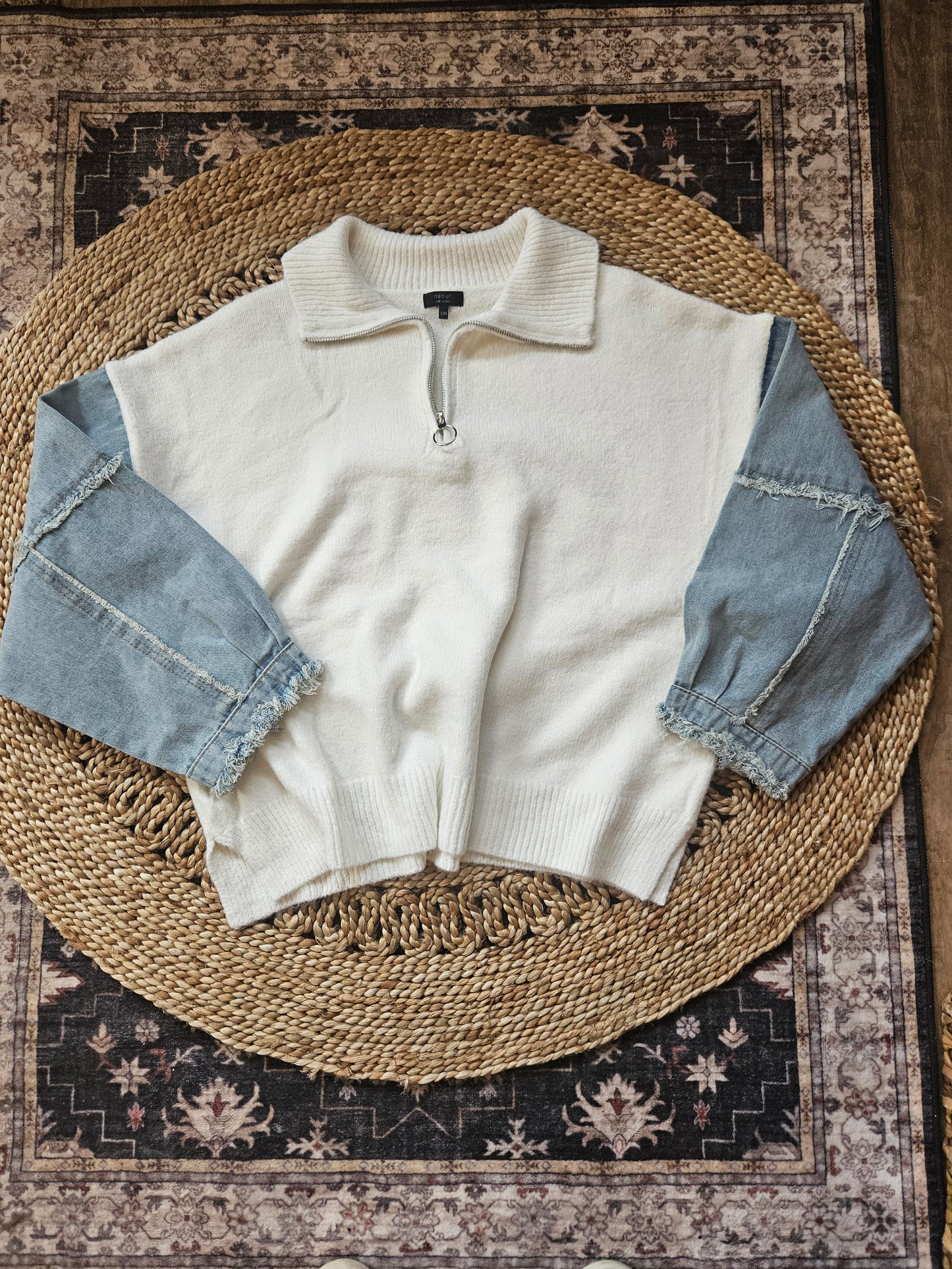 Denim Pullover