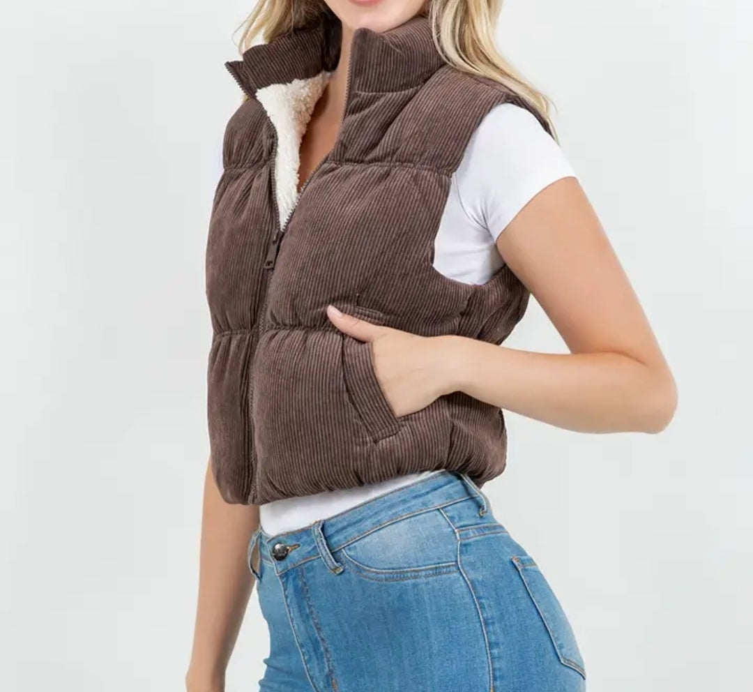 Corduroy Vest